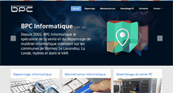 Desktop Screenshot of bpcinformatique.com